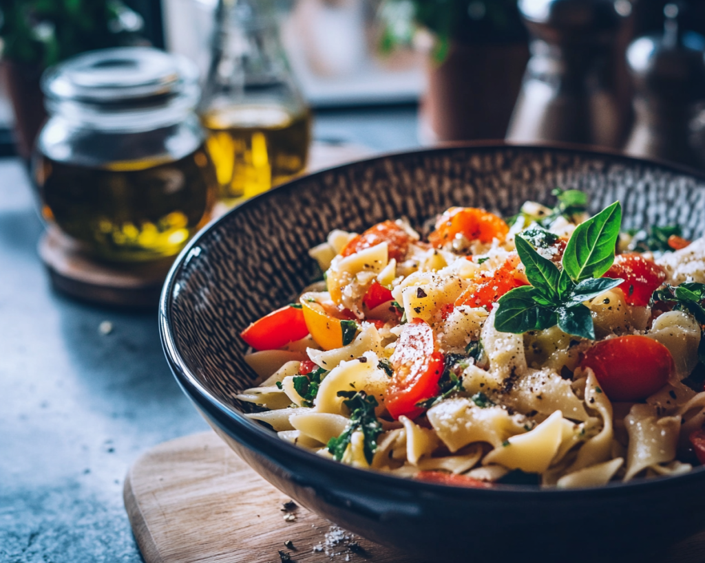 Italian Pasta Salad with Olive Oil