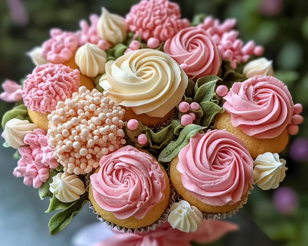 Mother’s Day Vanilla Cupcake Bouquet