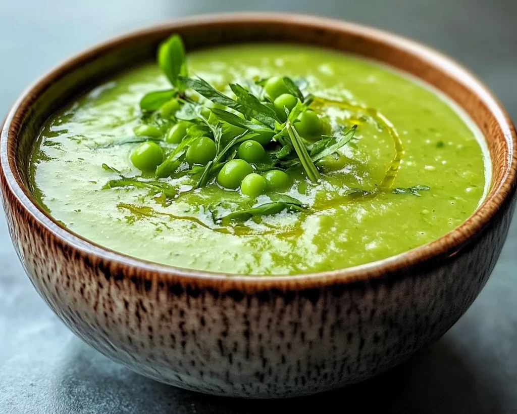 Spring Soup: Creamy Pea Soup (Spring Favorite)