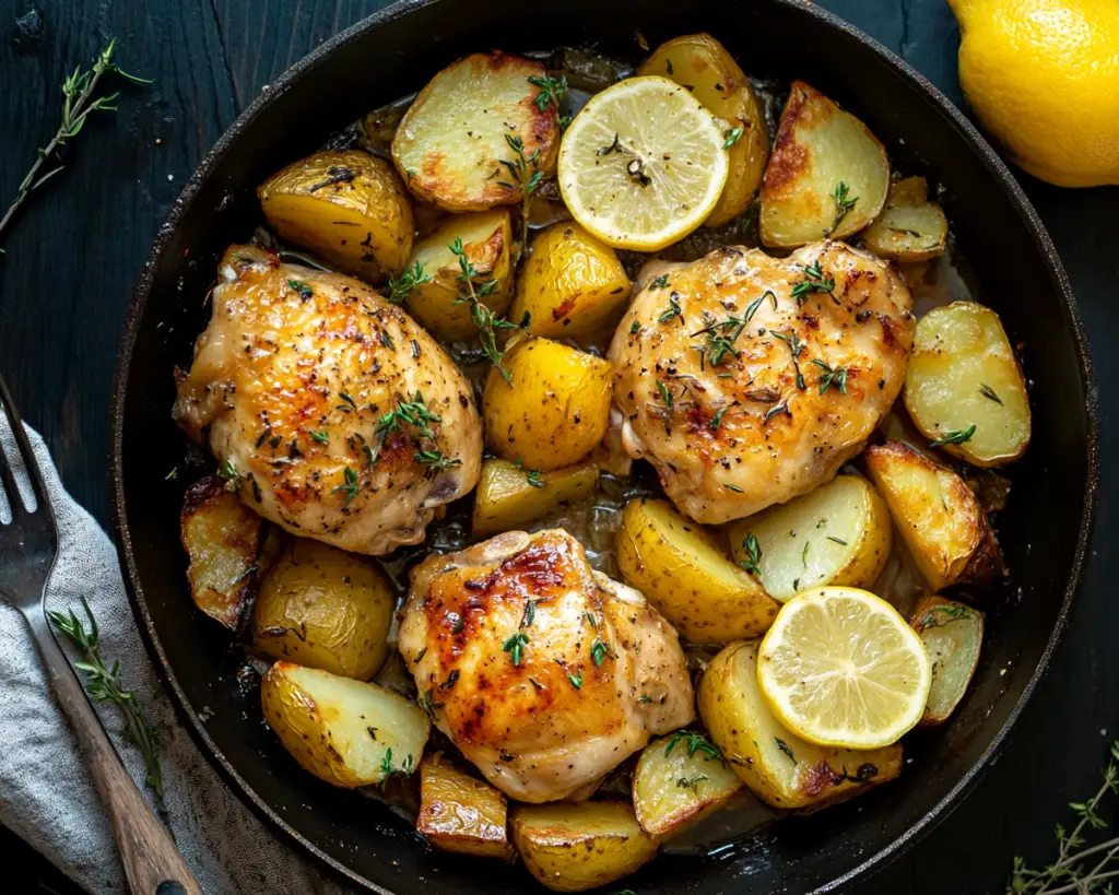 One-Pan Lemon Chicken and Potatoes