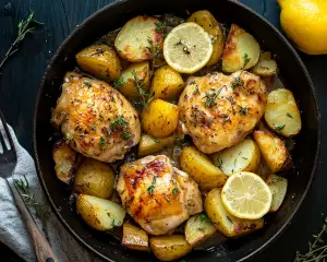 One-Pan Lemon Chicken and Potatoes