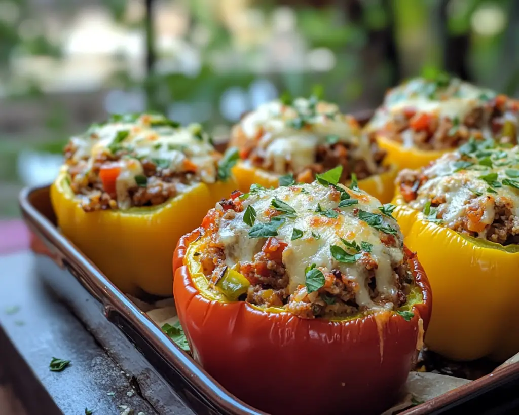 Mediterranean Stuffed Bell Peppers