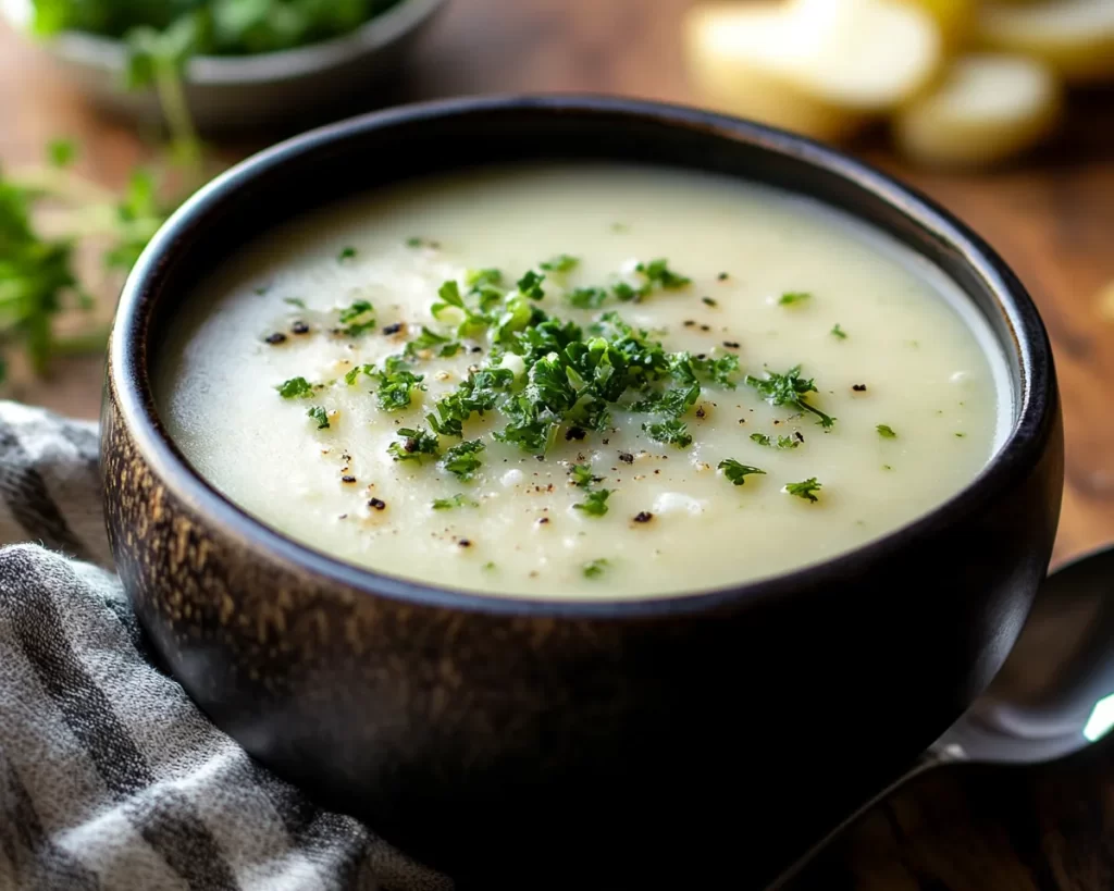St Patrick’s Day Creamy Leek and Potato Soup