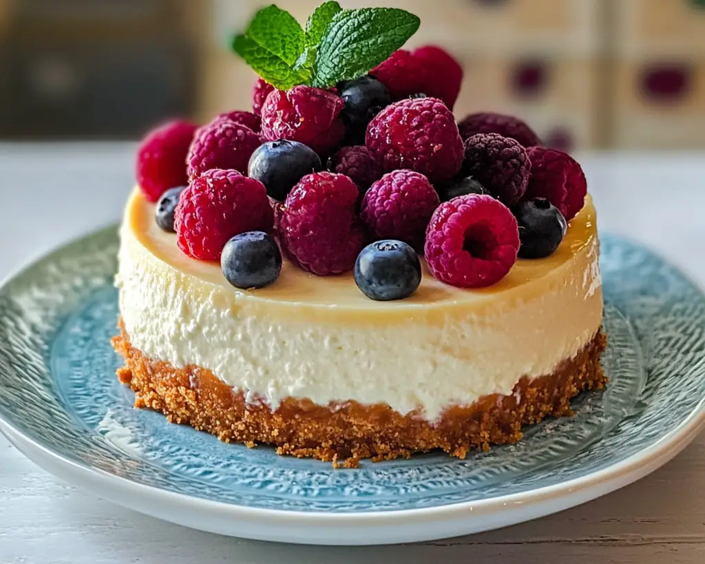 Healthy Cottage Cheese & Yogurt Cheesecake Recipe