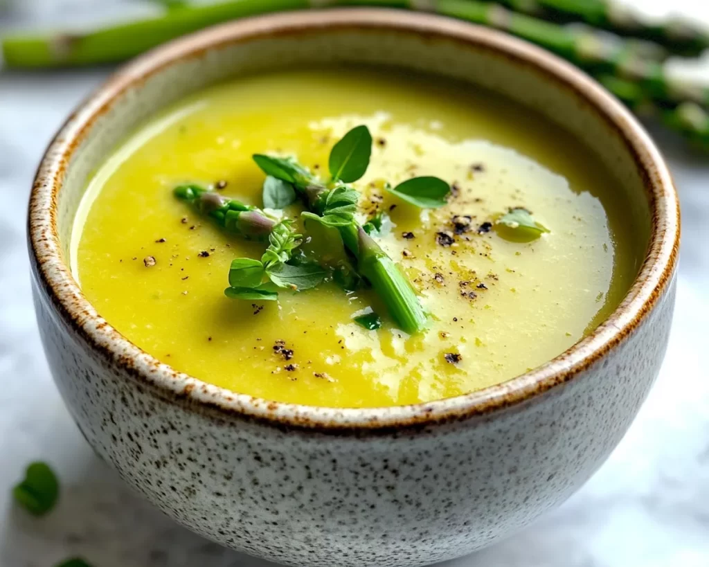 Spring Soup: Creamy Asparagus Soup