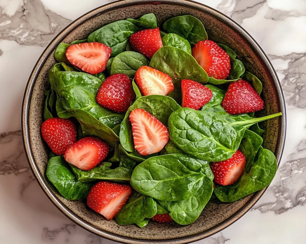 Mother’s Day Strawberry Spinach Salad