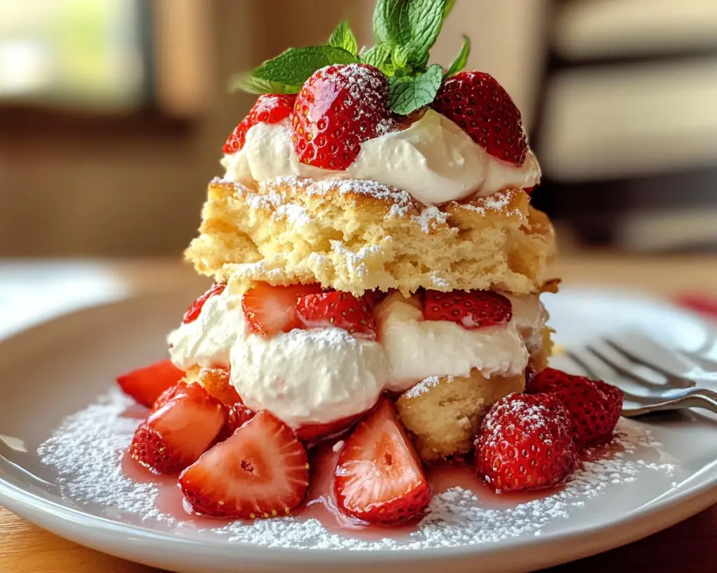 Easy Strawberry Shortcake Dessert