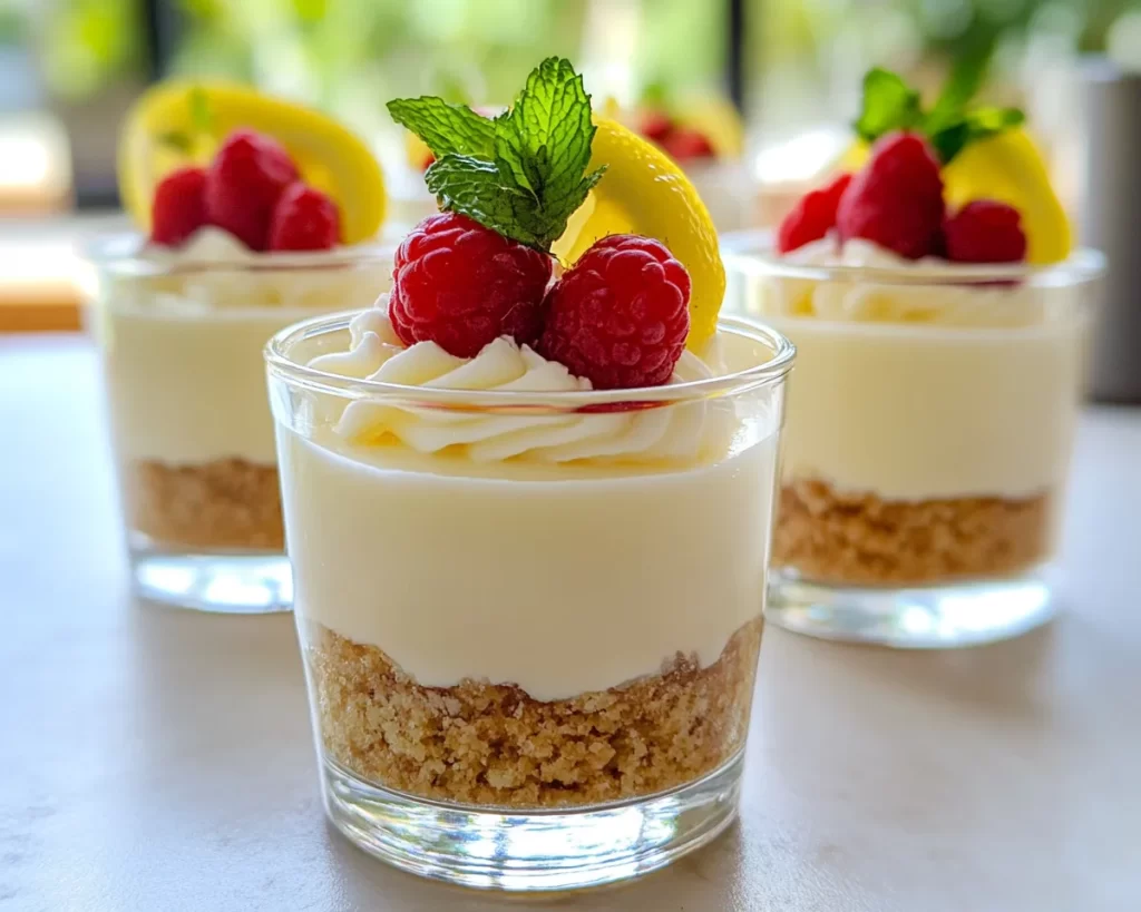 Spring Desserts: Lemon Cheesecake Parfait Cups
