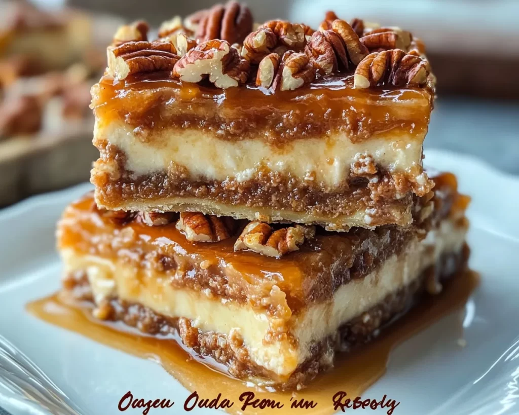 Indulge in Caramel Pecan Lasagna Squares!