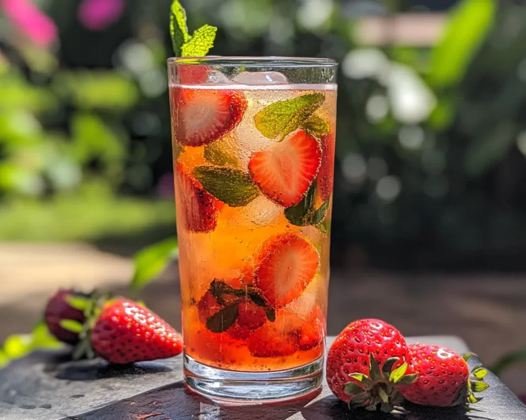 Soda Drinks Recipes: Homemade Strawberry Soda (No Alcohol)