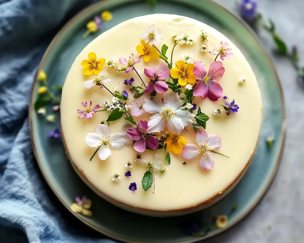 Spring Cake Designs: Elegant Spring Cake with Flowers