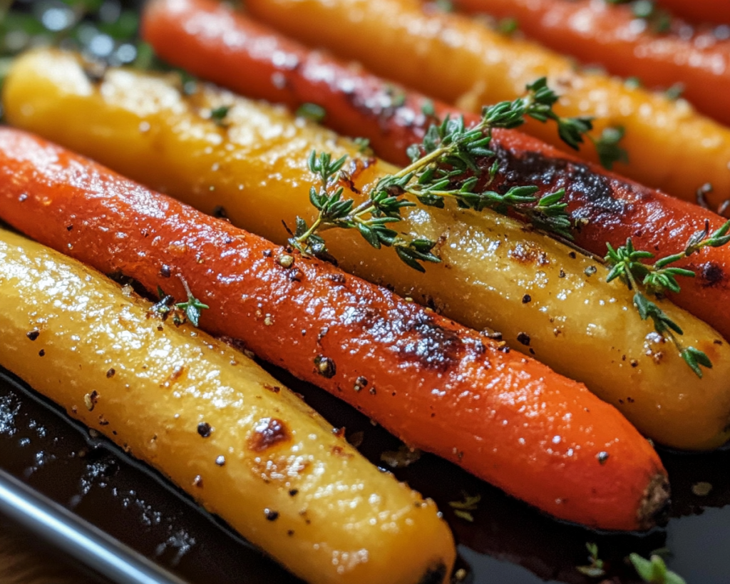 Roasted Carrots with Honey and Thyme