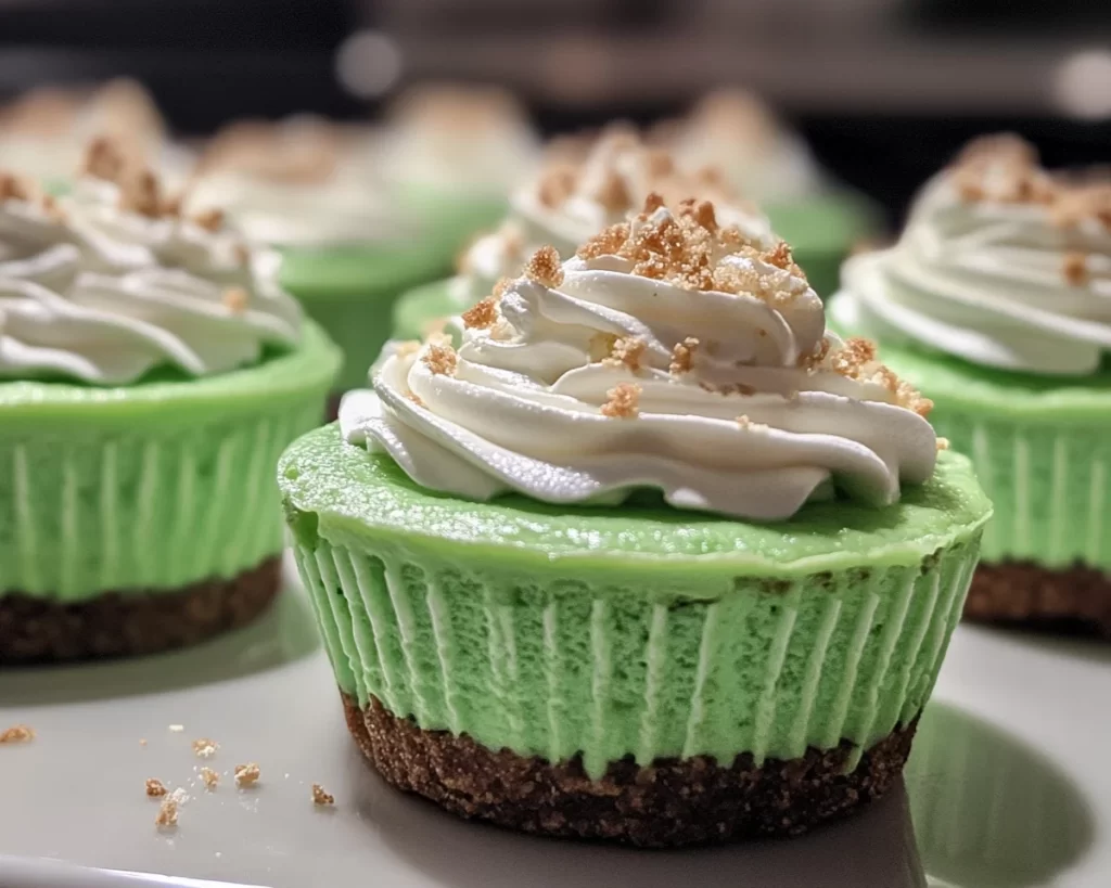 St Patrick’s Day Mint Cheesecake Cups