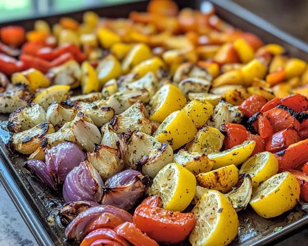 Lemon Vinegarette Dressing for Roasted Veggies (So Good)