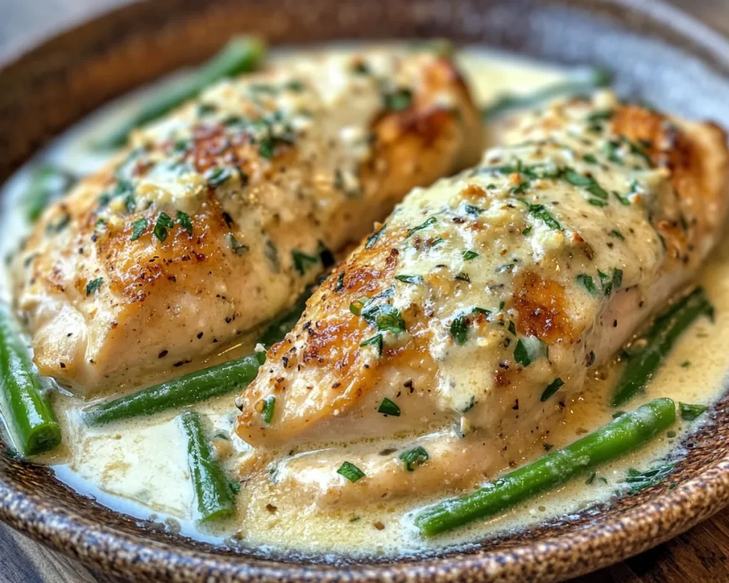 Spring Dinner Party Creamy Parmesan Chicken