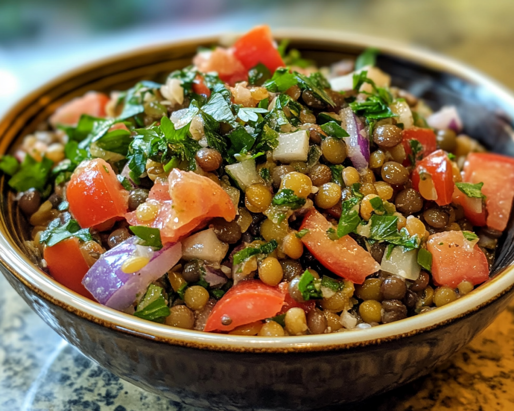 Mediterranean Lentil Salad
