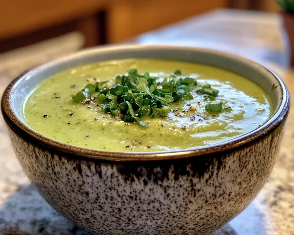 Spring Soup: Creamy Zucchini Soup (Easy)
