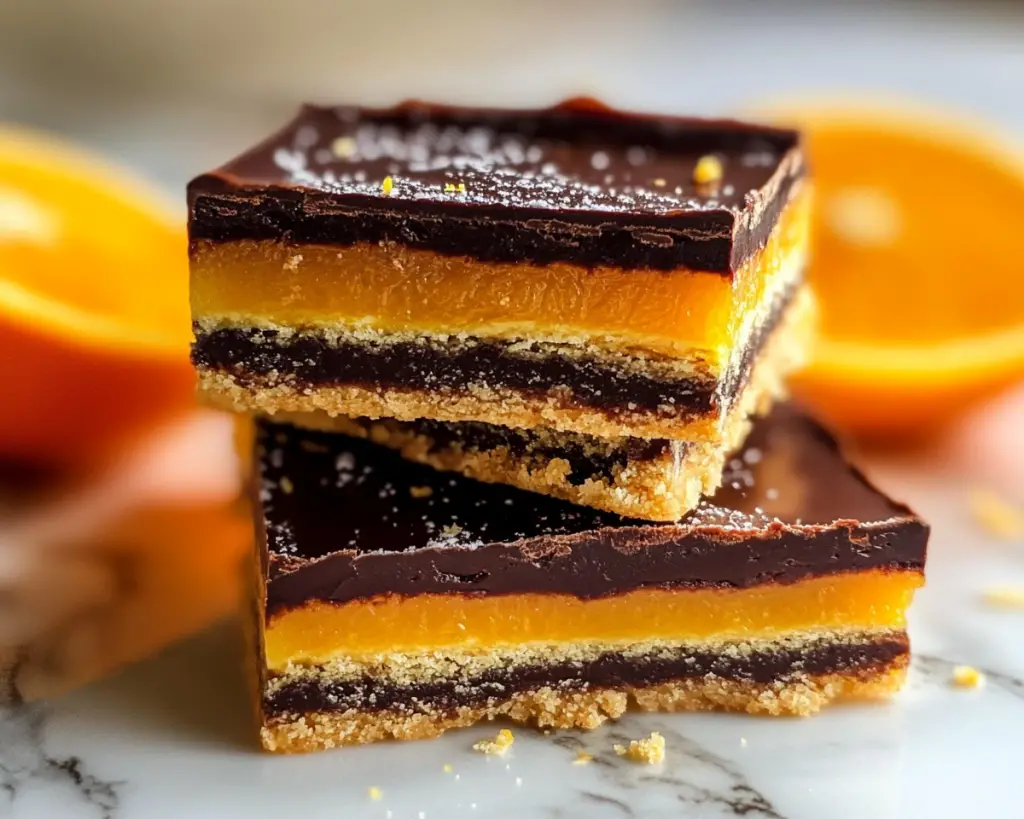 Zesty Orange & Dark Chocolate Dessert Bars
