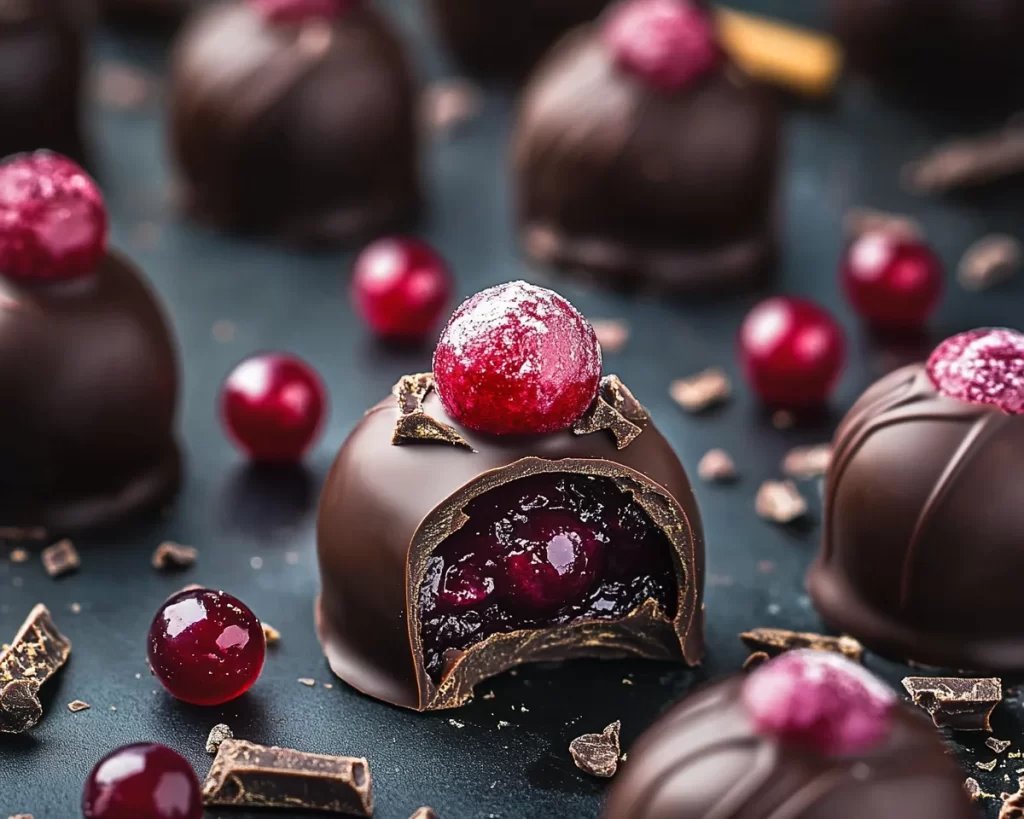Decadent Cherry Chocolate Bonbons Recipe