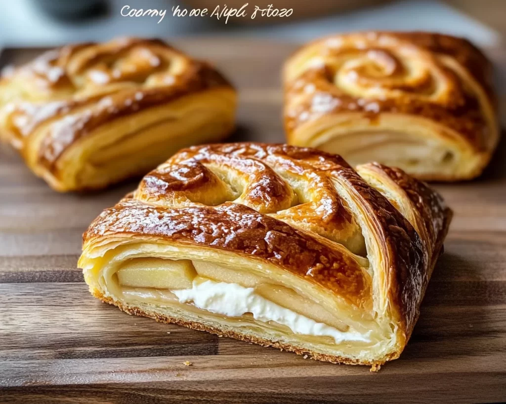 Delicious Espresso Apple Cream Cheese Danish Recipe