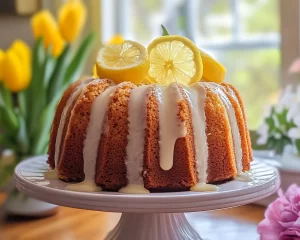 Spring Cake: Lemon Bundt Cake (Spring Style)