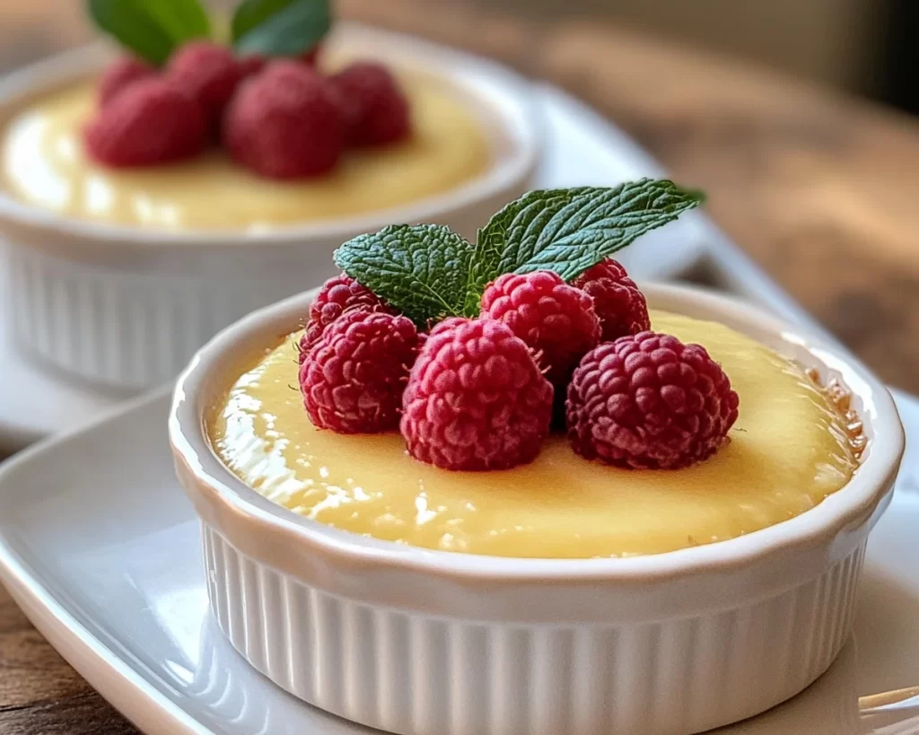 Mother’s Day Vanilla Custard Dessert