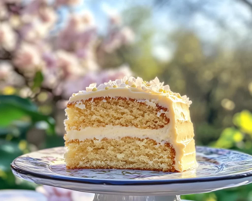 Spring Cake: Simple Vanilla Spring Cake