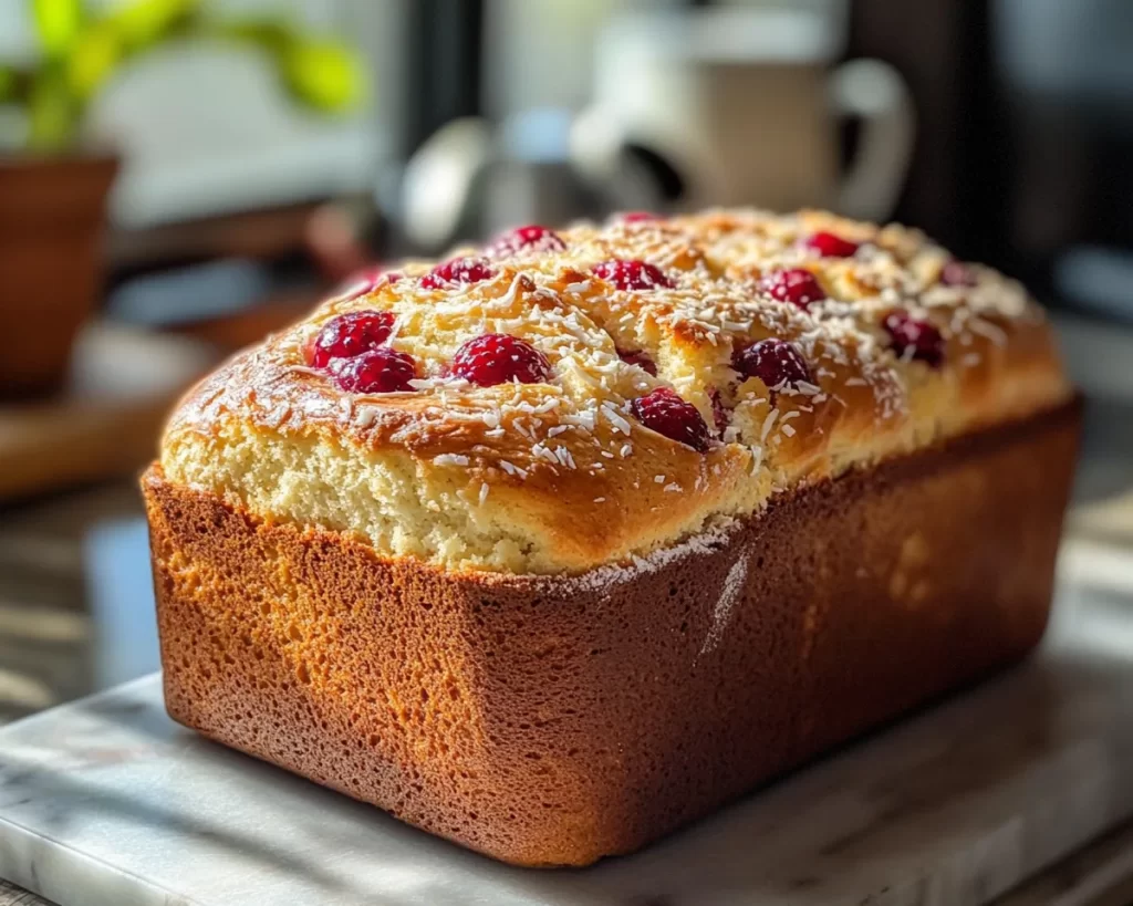 Spring Baking: Coconut Strawberry Bread in 5 Steps