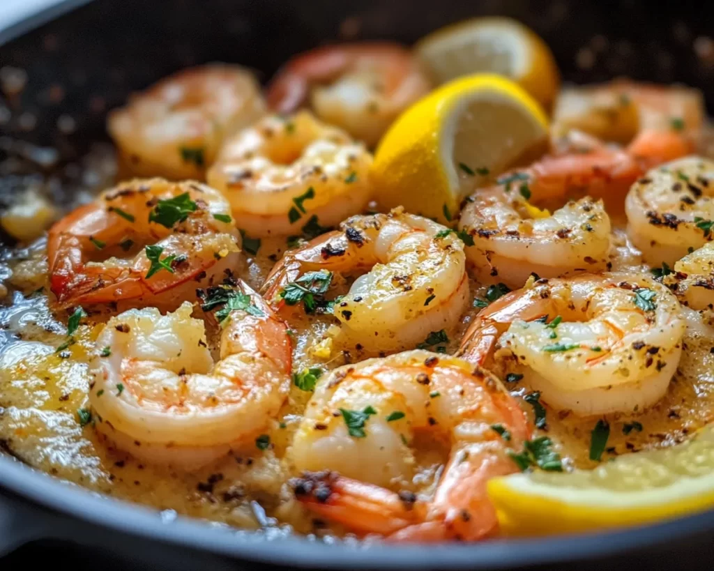 Spring Dinner: Lemon Garlic Shrimp Skillet (Quick)