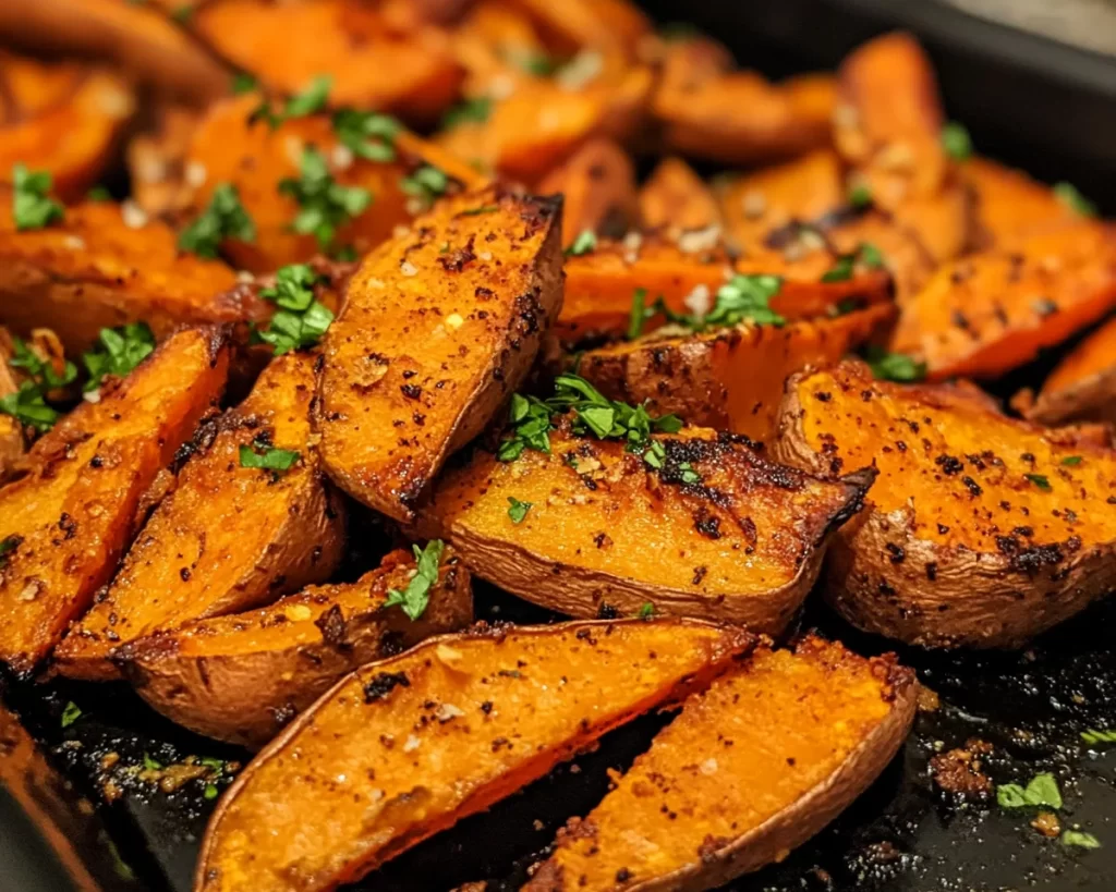 Crispy Roasted Sweet Potatoes