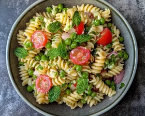 Spring Salads: Spring Pea and Mint Pasta Salad in 15 Minutes