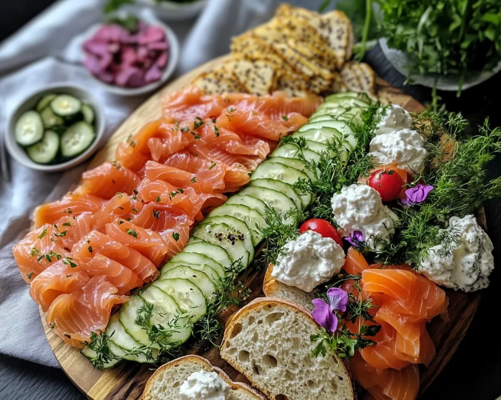 Spring Brunch: Smoked Salmon Bagel Board in 15 Minutes