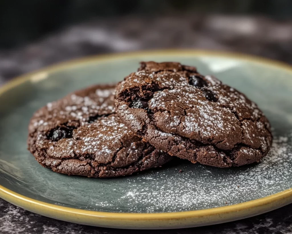 Black Forest Cookie: Mocha Black Cherry Crinkle Cookies in 25 Minutes
