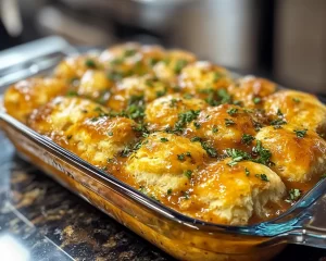 Easy Dinner Recipes for Family: BBQ Chicken Biscuit Bake in 25 Minutes
