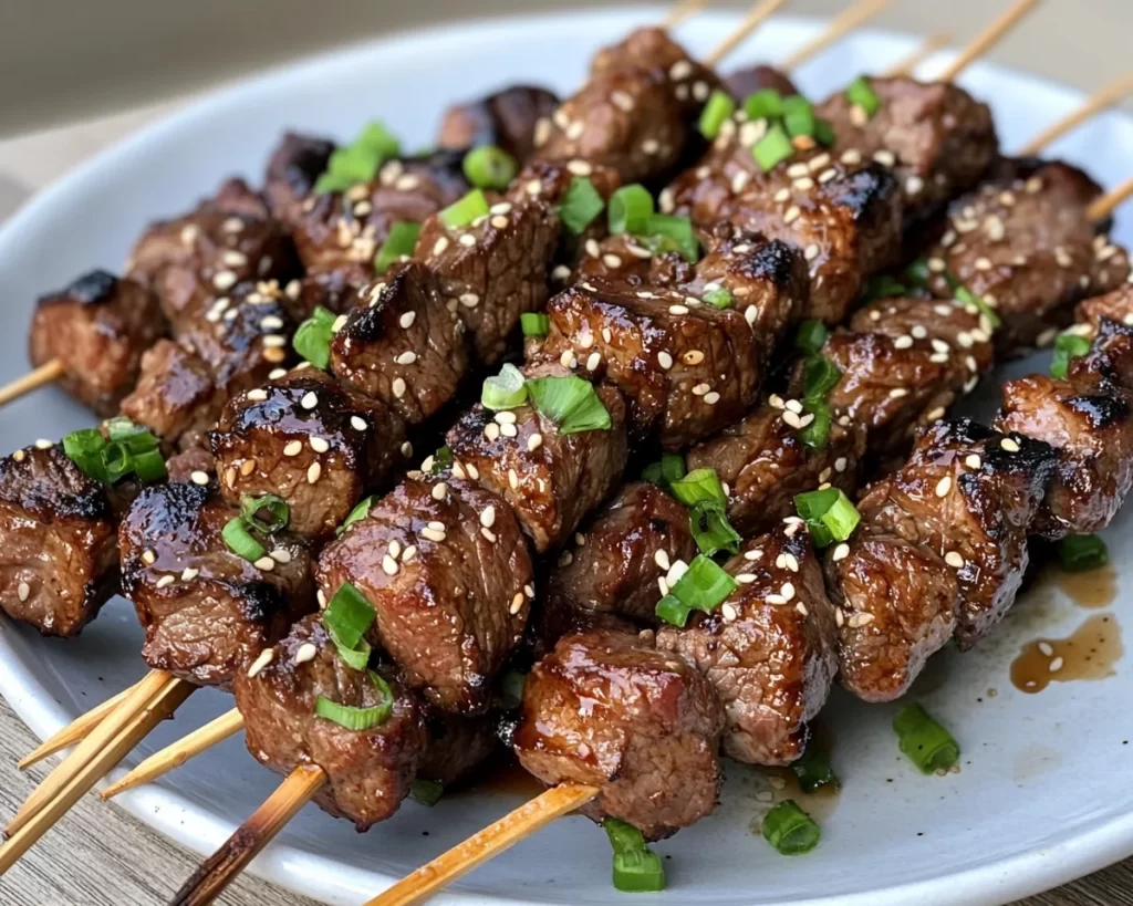 Summer Dinner Ideas: Teriyaki Beef Skewers in 20 Minutes