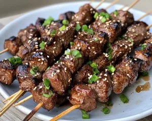 Summer Dinner Ideas: Teriyaki Beef Skewers in 20 Minutes