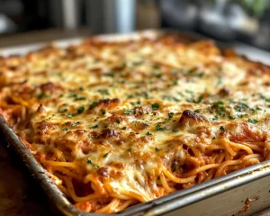 Easy Dinner Recipes for Family: Baked Spaghetti in 5 Steps