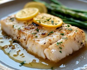 Spring Dinner Ideas: Lemon Butter Cod in 15 Minutes