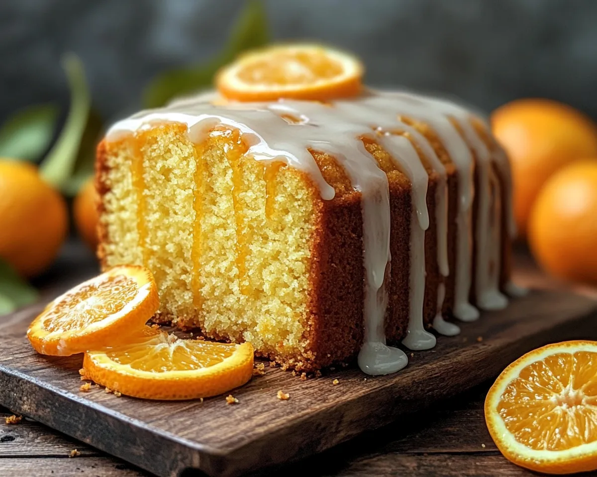 Spring Baking: Orange Glazed Pound Cake in 5 Steps