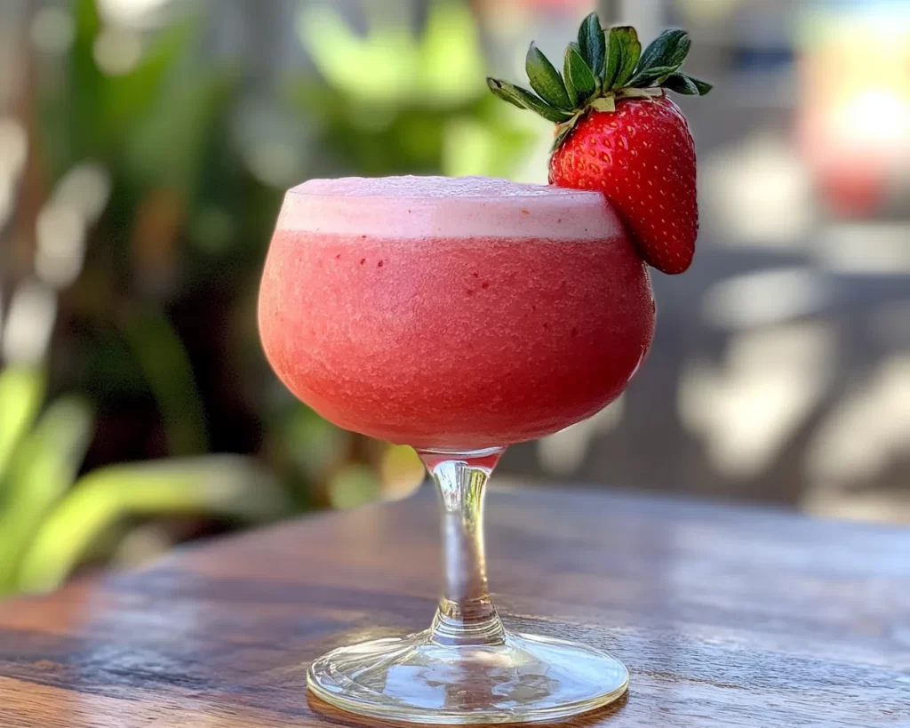 Summer Drinks: Strawberry Coconut Frozen Daiquiri in 10 Minutes
