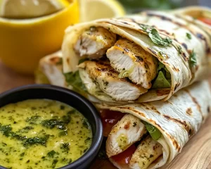 Lemon Vinegarette Dressing for Chicken Wraps