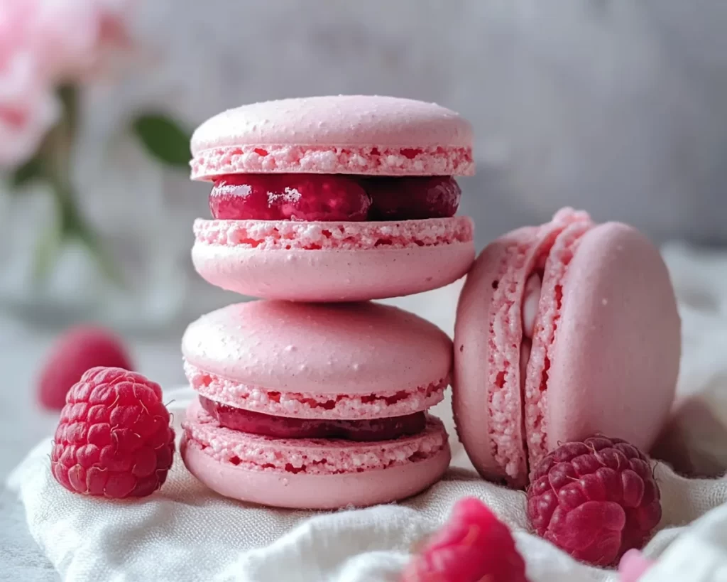 Spring Desserts: Raspberry Rose Macarons in 30 Minutes