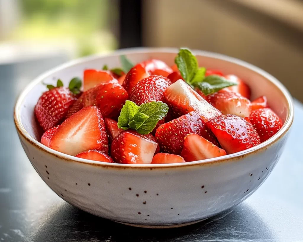 Strawberry Recipes Easy: Strawberry Fruit Salad (Easy)