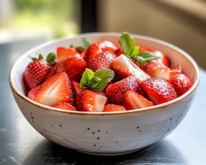 Strawberry Recipes Easy: Strawberry Fruit Salad (Easy)