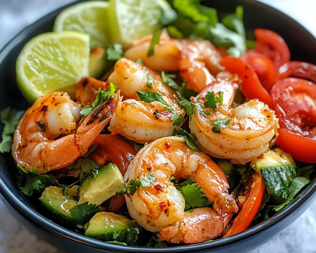 Summer Dinner Ideas: Honey Lime Shrimp Salad in 15 Minutes
