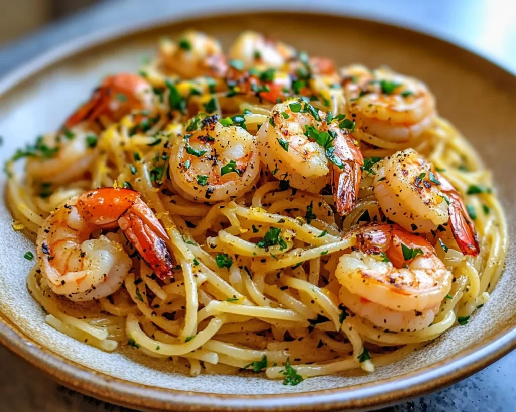 Summer Dinner Ideas: Grilled Lemon Shrimp Pasta in 20 Minutes