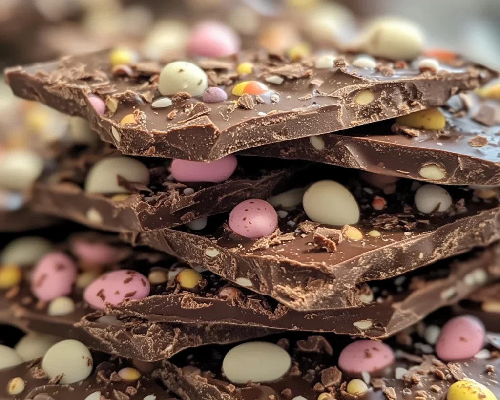 Easter Foods: Mini Egg Nest Chocolate Bark in 15 Minutes