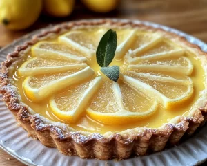 Spring Desserts: Lemon Custard Tart in 7 Steps