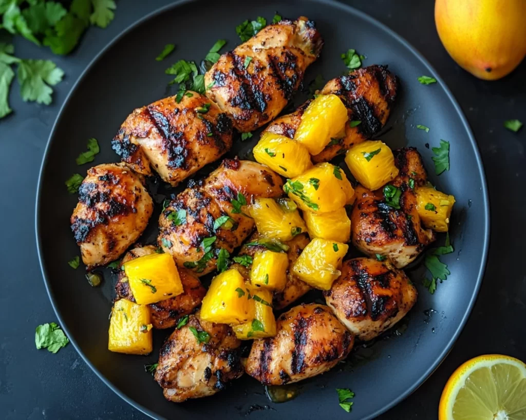 Summer Dinner Ideas: Mango Habanero Grilled Chicken in 25 Minutes