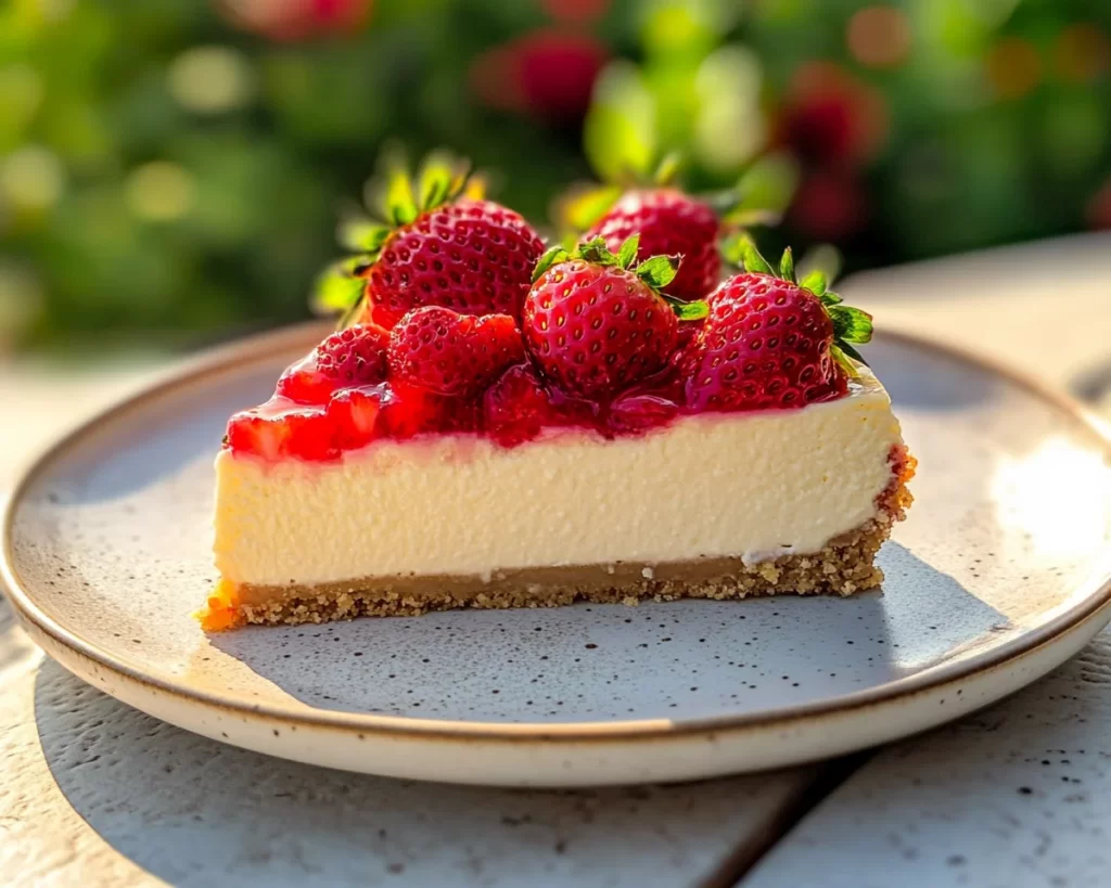Spring Desserts: Strawberry Cheesecake with 5 Ingredients